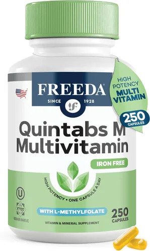 Vista 10 de FREEDA One Daily Multivitamínico sin hierro para hombres y mujeres, alta
