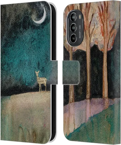 Vista 15 de Head Case Designs Officially Licensed Wyanne Half Light Nature 2 Leather Book Wallet Case Cover Compatible with Motorola Moto G82 5G