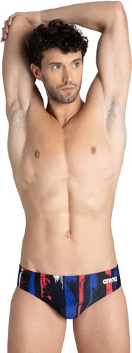 Vista 5 de ARENA Kikko Brief - Bañador de entrenamiento con protección UV, resistente al cloro, secado rápido, trajes de baño elegantes para hombre Carbonics