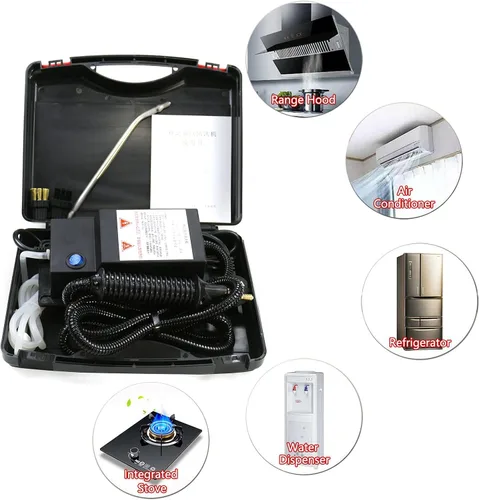 Vista 2 de Gdrasuya10 1700W 110V Limpiador de vapor de alta temperatura de mano Máquina de limpieza de alta presión Máquina de limpieza de alta presión
