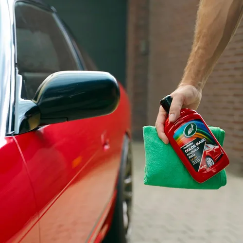 Vista 2 de Turtle Wax 52711 Color Magic Cera para Pintura de Coche Restaura Color y Brillo Rojo 500 ml