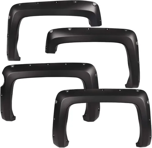 Vista 19 de GRAND ORANGE Guardabarros 4 unidades, compatibles con Chevy Silverado/GMC Sierra 1999-2007 con modelos Fleetside de 78.0 / 96.0 pulgadas de longitud