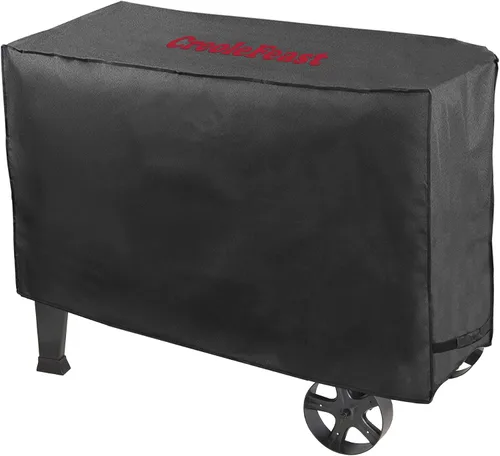 Vista 8 de Creole Feast CR1001A - Funda Oxford para parrilla, impermeable, resistente para protección contra todo el año, color negro