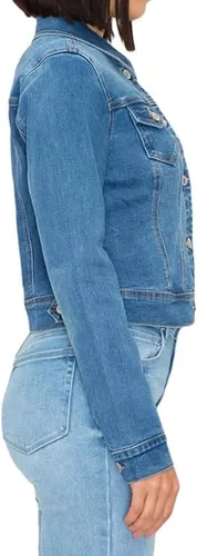 Vista 3 de Wax - Chaqueta vaquera básica con botones para mujer