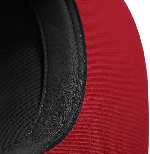 Vista 6 de Beechfield Gorra Snapback de contraste unisex de 5 paneles (talla única) (negrogris), negrogris