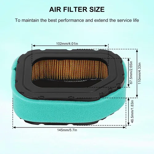 Vista 2 de TIANYAN 32 083 03-S 32 883 03-S 32-083-05-S Filtro de aire y prefiltro para motores Kohler Courage Engine SV710 SV715 SV720 SV730 SV735 SV740 Deere