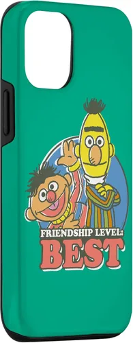 Vista 3 de iPhone 14 Sesame Street Bert & Ernie Nivel de amistad: el mejor estuche