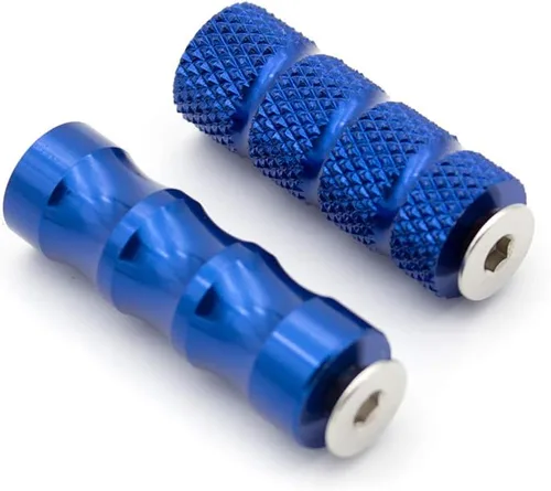 Vista 13 de Estriberas de freno para palanca de cambios de motocicleta con agujero de 0.236 in, pedal universal para retrasos, color negro