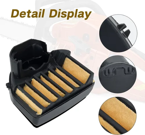 Vista 6 de Kit de afinación de filtro de aire 455 para Husqvarna 455 Rancher 460 Rancher 460 455E 461 Motosierra 537255701 Kit de mantenimiento con filtro
