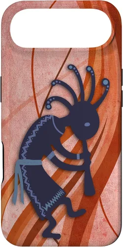 Vista 27 de Native American Kokopelli - Old School 2 - Fan Fun Case for iPhone 17