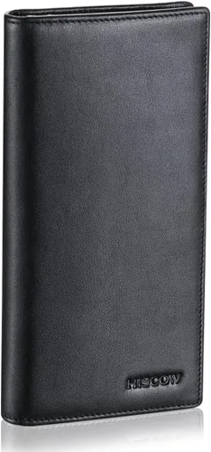 Vista 18 de HISCOW Cartera larga plegable con 15 ranuras para tarjetas de crédito - Piel de becerro italiana