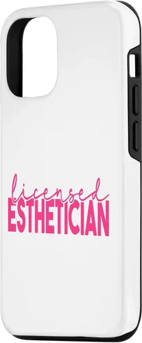 Vista 2 de Estuche para salón de belleza para iPhone 14 con licencia de esteticista divertida