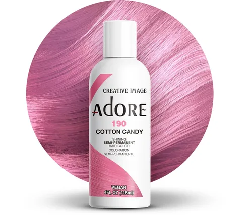 Vista 130 de Adore Tinte semipermanente verde para el cabello, vegano y sin crueldad, 4 onzas líquidas, 163 Green Apple (paquete de 1)