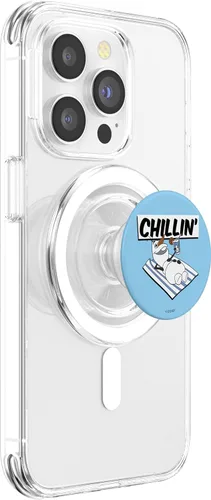 Vista 3 de Disney Frozen Olaf Chillin' Summer Portrait PopSockets MagSafe PopGrip para iPhone