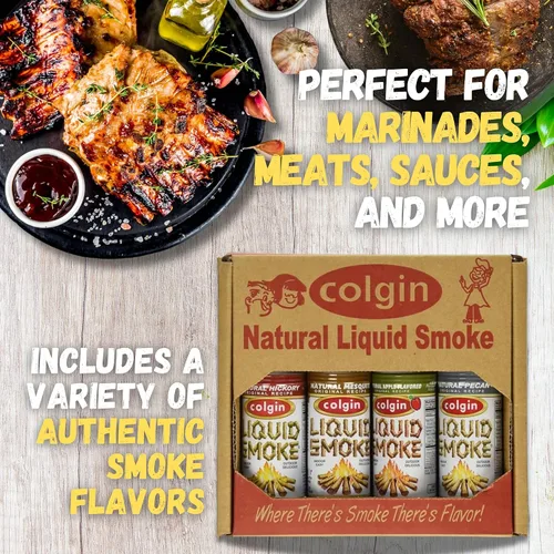 Vista 4 de Caja de humo líquido surtido para regalar marca Colgin de 4 onzas.