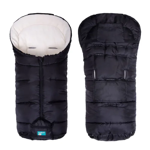 Vista 9 de Yobee Saco de dormir universal resistente a la intemperie para cochecito, cómodo y cálido, ajustable, seguro, manta impermeable para todos