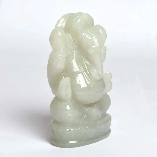 Vista 4 de GEMHUB Ídolo de Ganesha para la felicidad, figura de Ganesha para la buena fortuna, estatua de serpiente para decoración del hogar aproximadamente
