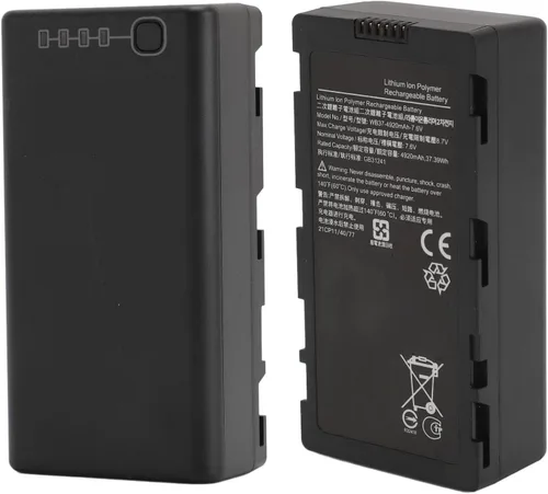 Vista 4 de Batería inteligente WB37, batería inteligente de 5200 mAh 7.6 V, FPV RC Drone Transmisor de repuesto de litio para CrystalSky para control remoto