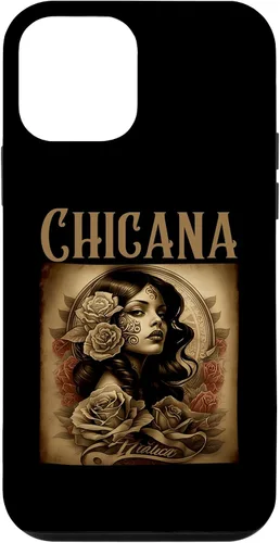 Vista 16 de iPhone 16 Chicana Style Tattoos Clothes Women Mexican American Latina Case