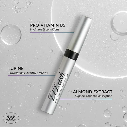Vista 4 de LiLash - Suero Purificado para Pestañas para Hacerlas Crecer Más Largas y Más Llenas - Potenciador de Crecimiento de Pestañas, Seguro para Usar