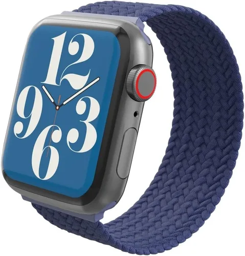 Vista 17 de ZAGG Gear4 - Correa elástica trenzada Solo Loop - SM - Verde bosque - Compatible con Apple Watch de 1.496 pulgadas, 1.575 pulgadas, 1.614 pulgadas