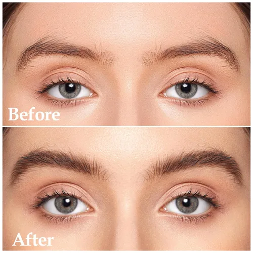 Vista 3 de Boobeen 3 bolígrafos líquidos para cejas, punta de precisión de 0.000 in, lápiz de relleno de cejas que crea maquillaje natural de cejas de larga