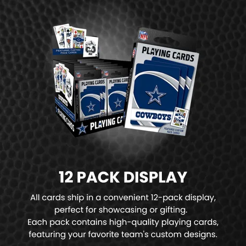 Vista 3 de MasterPieces NFL Cartas de Juego – Baraja de Fútbol de los 49ers de San Francisco con Licencia Oficial para Adultos y Niños – Colección Premium