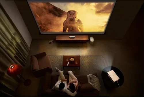 Vista 8 de LG Proyector CineBeam UHD 4K HU710PW - Proyector inteligente DLP para cine en casa, color blanco