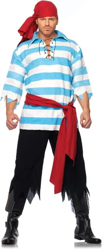 Vista 2 de Leg Avenue Disfraz de pirata pillo para hombre