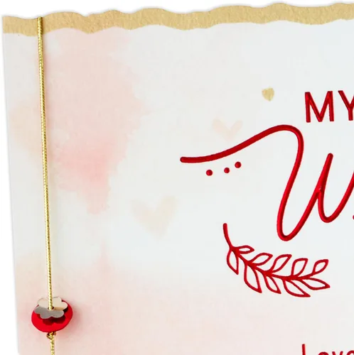 Vista 5 de Hallmark Tarjeta de San Valentín para esposa (felicidad y trabajo duro)