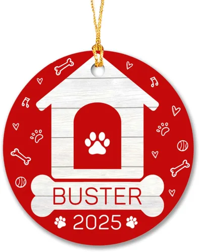 Vista 18 de Adorno personalizado de Our Christmas As A Family of Three 2025 – Primera Navidad como familia de 3 zorros – Regalos para padres recién nacidos