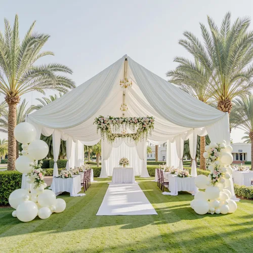 Vista 14 de Cortina de techo beige de 20 x 40 pies para bodas, 4 paneles sin arrugas, 40 pies de largo, cortinas drapeadas para bodas, cumpleaños y fiestas
