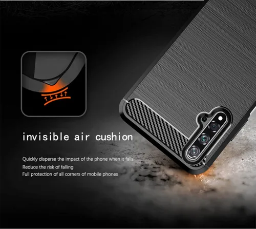 Vista 5 de Asuwish Funda de teléfono para Huawei Nova 5T/Honor 20 con protector de pantalla de vidrio templado y accesorios para celulares, silicona TPU suave