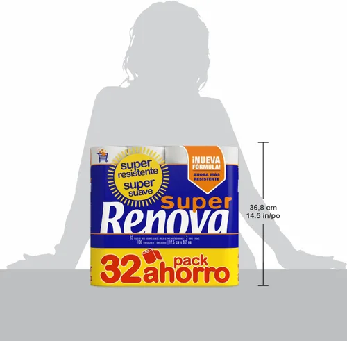Vista 5 de Renova Papel higiénico Super White - 32 Rollos