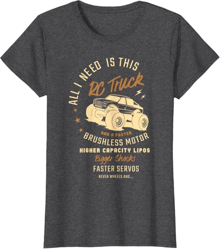 Vista 4 de Todo lo que necesito es este camión RC y una camiseta sin escobillas más rápida RC Motor Negro