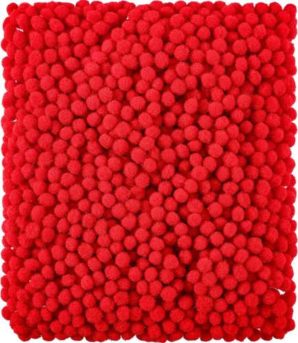Vista 7 de Shappy 2000 mini pompones de Navidad de 0.236 pulgadas para hacer manualidades, disfraz de Navidad, bolas de pompones pequeños, suministros de Azul