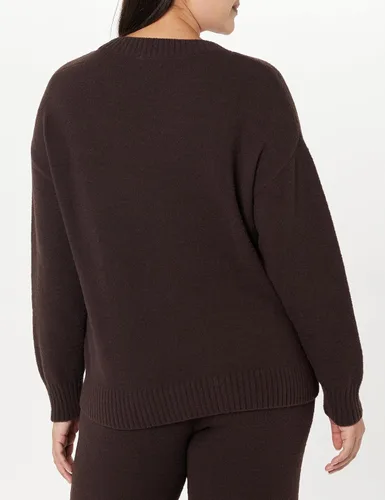 Vista 6 de The Drop Suéter Carter de cuello redondo súper suave para mujer
