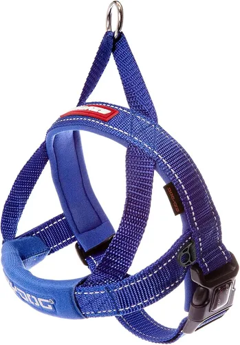 Vista 23 de Arnés ajustable para perro de EzyDog, XXS, Negro Fast One-Click Buckle, Adjustable Fit, Strong Reinforced Materials, Reflective Stitching, No Pull