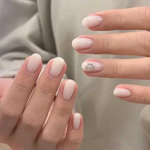 Vista 7 de COSMOO Esmalte de uñas Jelly White, 0.4 fl oz, esmalte de uñas transparente blanco transparente de secado rápido para esmalte de uñas, 0.41 onzas