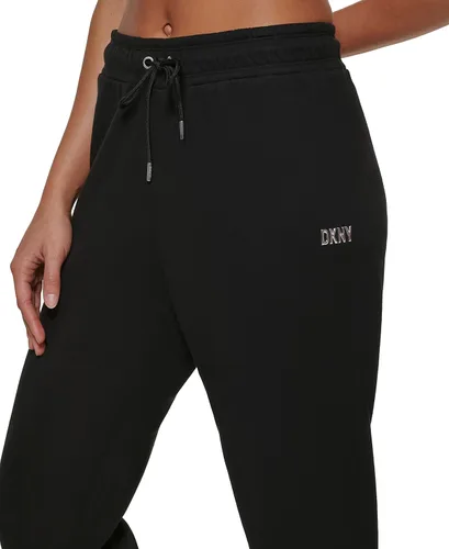 Vista 4 de DKNY Jeans Womens Casual Mid Rise Logo Joggers Sweatpants