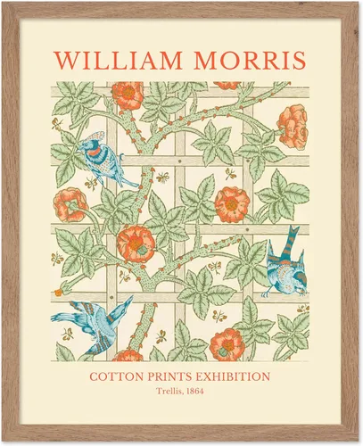 Vista 43 de Poster Master Impresión Vintage del Ladrón de Fresas - Póster Retro de William Morris - Arte de Patrón Floral - Regalo para Hombres y Mujeres