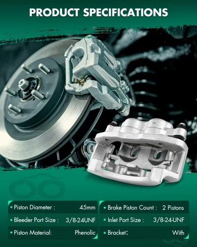 Vista 2 de SCITOO - Rear Right Disc Brake Caliper Assembly w/Bracket For Ford Model - For E-150,For E-250,For E-250 Econoline,For E-350 Club Wagon,For E-350