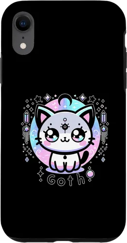 Vista 8 de iPhone 15 Kawaii Pastel Cat Ouija Creepy Occult Aesthetic Case