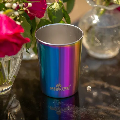 Vista 7 de Vasos para niños de 10 onzas – Vasos de acero inoxidable para el hogar, fiesta, campamento y actividades al aire libre – sin BPA, irrompibles, vasos