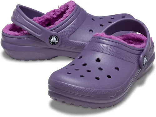 Vista 6 de Crocs Zuecos clásicos forrados para niños