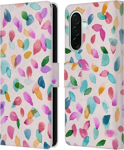 Vista 10 de Head Case Designs Officially Licensed Ninola Ditsy Flowers Yellow Nature Bold Leather Wallet Case Compatible with Samsung Galaxy A07 4G