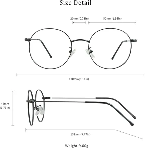 Vista 5 de LifeArt Lentes de bloqueo de luz azul, antifatiga ocular, anteojos de lectura para computadora, anteojos de juegos, gafas de TV para mujeres