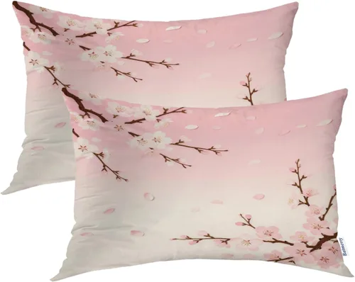 Vista 23 de Batmerry Fundas de almohada decorativas con estampado digital de hojas verdes y gatos negros con estampado digital para sofá, cama, cremallera