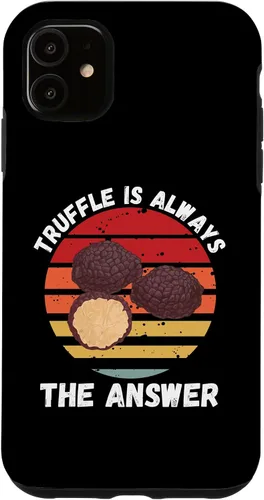 Vista 6 de iPhone 11 Pro Vintage Truffle Is Always The Answer Retro Food Lover Case