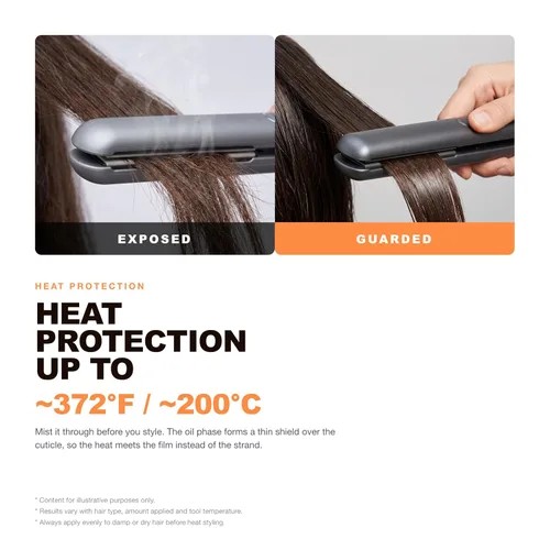 Vista 9 de Morfose Acondicionador profesional sin enjuague de argán, protector térmico para cabello, protección contra el calor en aerosol para el cabello